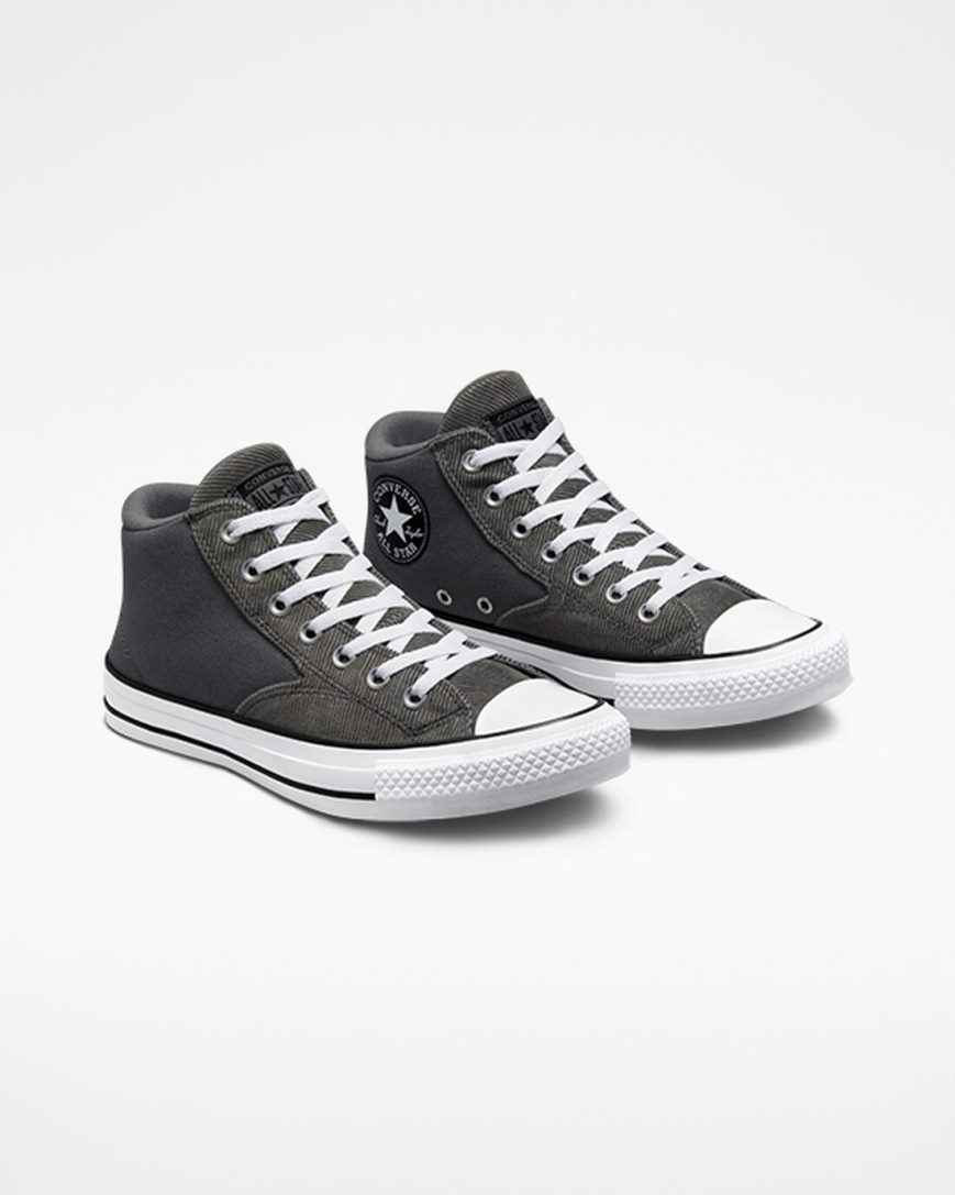 Pánské Boty Vysoké Converse Chuck Taylor All Star Malden Street Workwear Šedé Černé Bílé | CZ 31CDG35